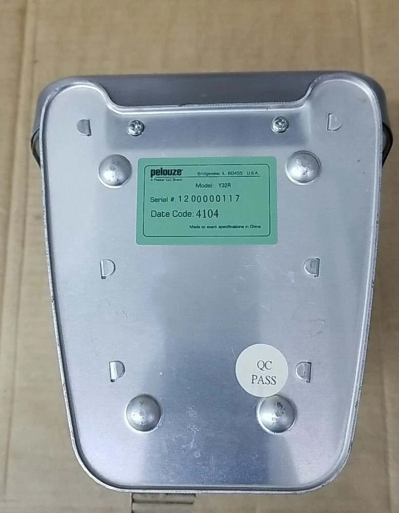 Pelouze Portion Controller Scale - Model Y32R
