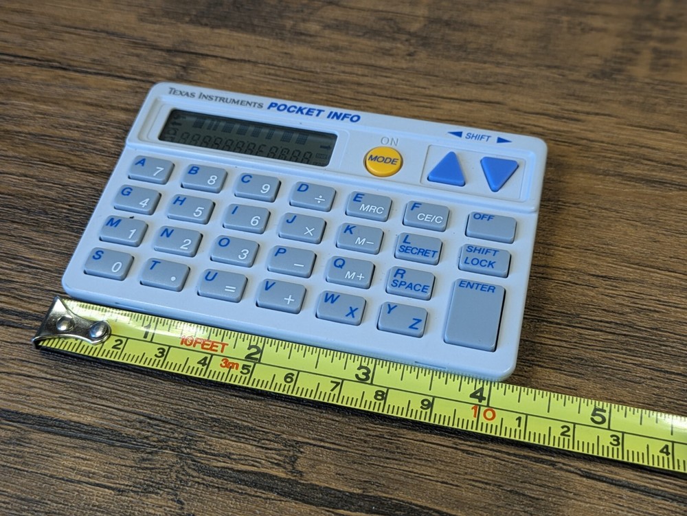 CR2016 - Texas Instruments Pocket Info I-0391, Display Issue*