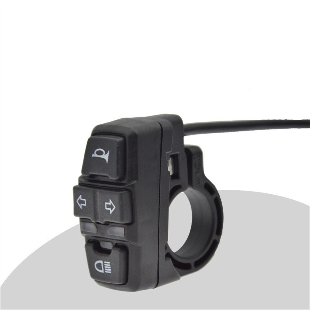 Motorcycle Handlebar Horn Button Turn Signal Fog Light Switch ON/OFF Controller
