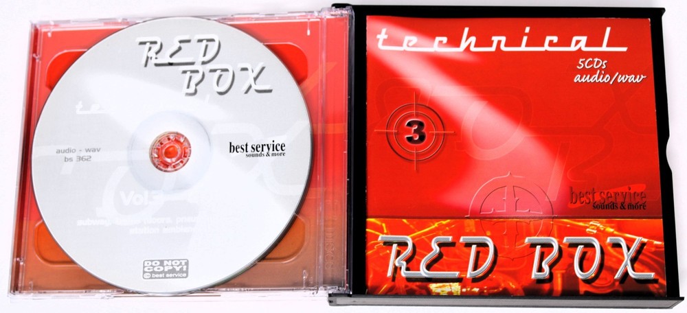 Best Service Red Box 3 Technical Sample/Sound Library/Sampling 5 CD