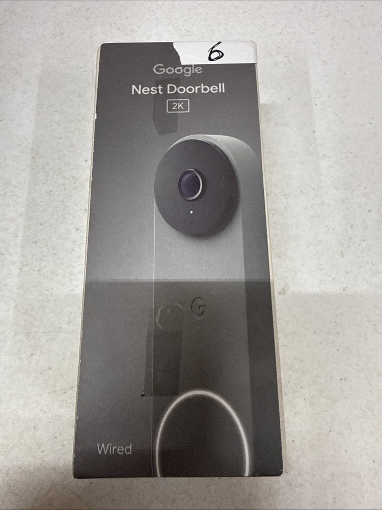 Google Nest Doorbell Smart 2K Wired 3rd Generation with Gemini Hazel