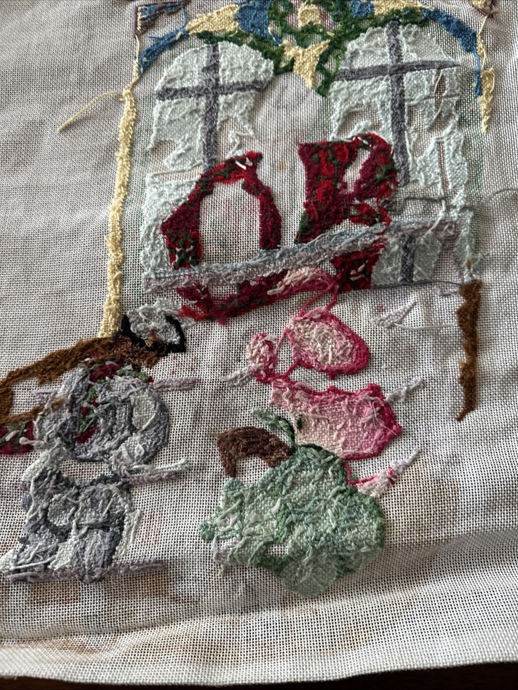 Edie Ginger Hand Painted Needlepoint Stocking CJ111B Candy Store #3
