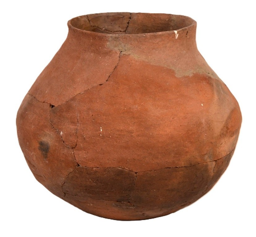 Prehistoric Pottery: Salado Storage Jar ca 1200-1300 AD  12" h x 14" d  Olla Pot