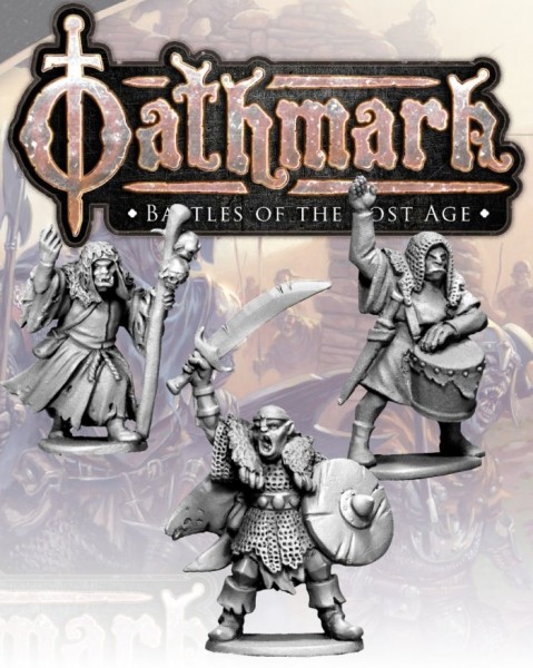 Oathmark: Orc King, Wizard & Drummer by North Star