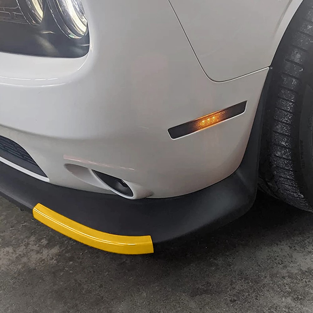 Front Bumper Lip Splitter Protector Cover Trim Yellow For Dodge Challenger 2015+