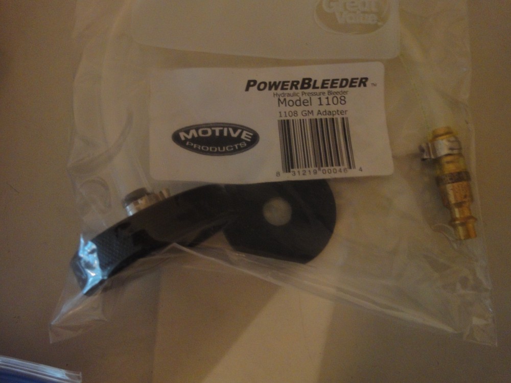 Motive Brake Bleeder Kit 0380 plus additional brake bleed tools