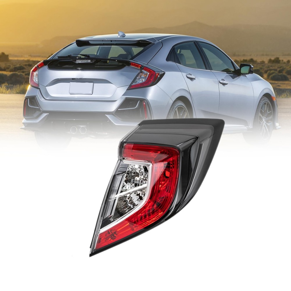 Halogen Tail Light Fits Civic Hatchback Type R 2017-2021 Right Passenger Side