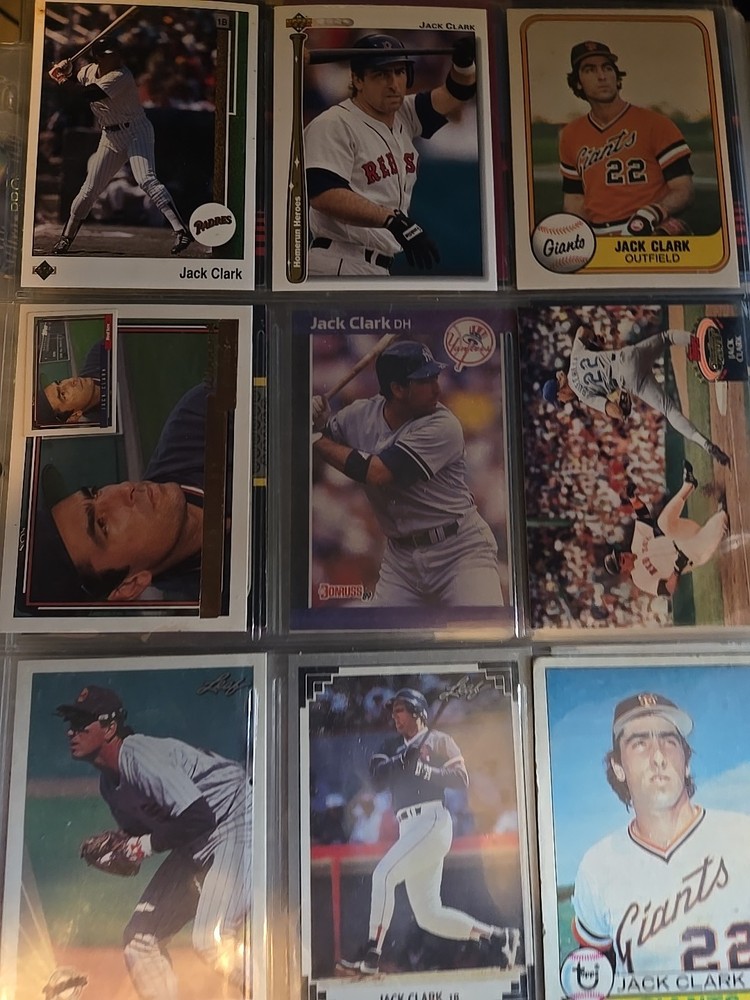 Baseball Binder Filled With Old Cards