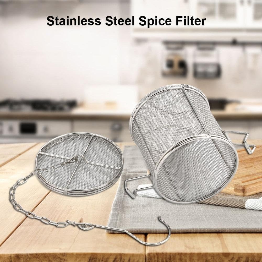 Tea Infuser, Stainless Steel Construction Wire Mesh Design Silver