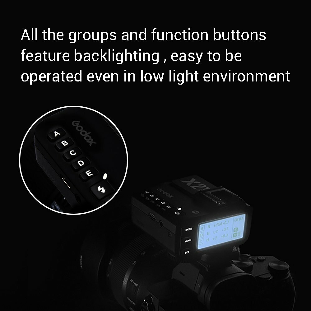 Godox X2T-C TTL HSS Wireless Flash Trigger Bluetooth Connection for Canon Camera
