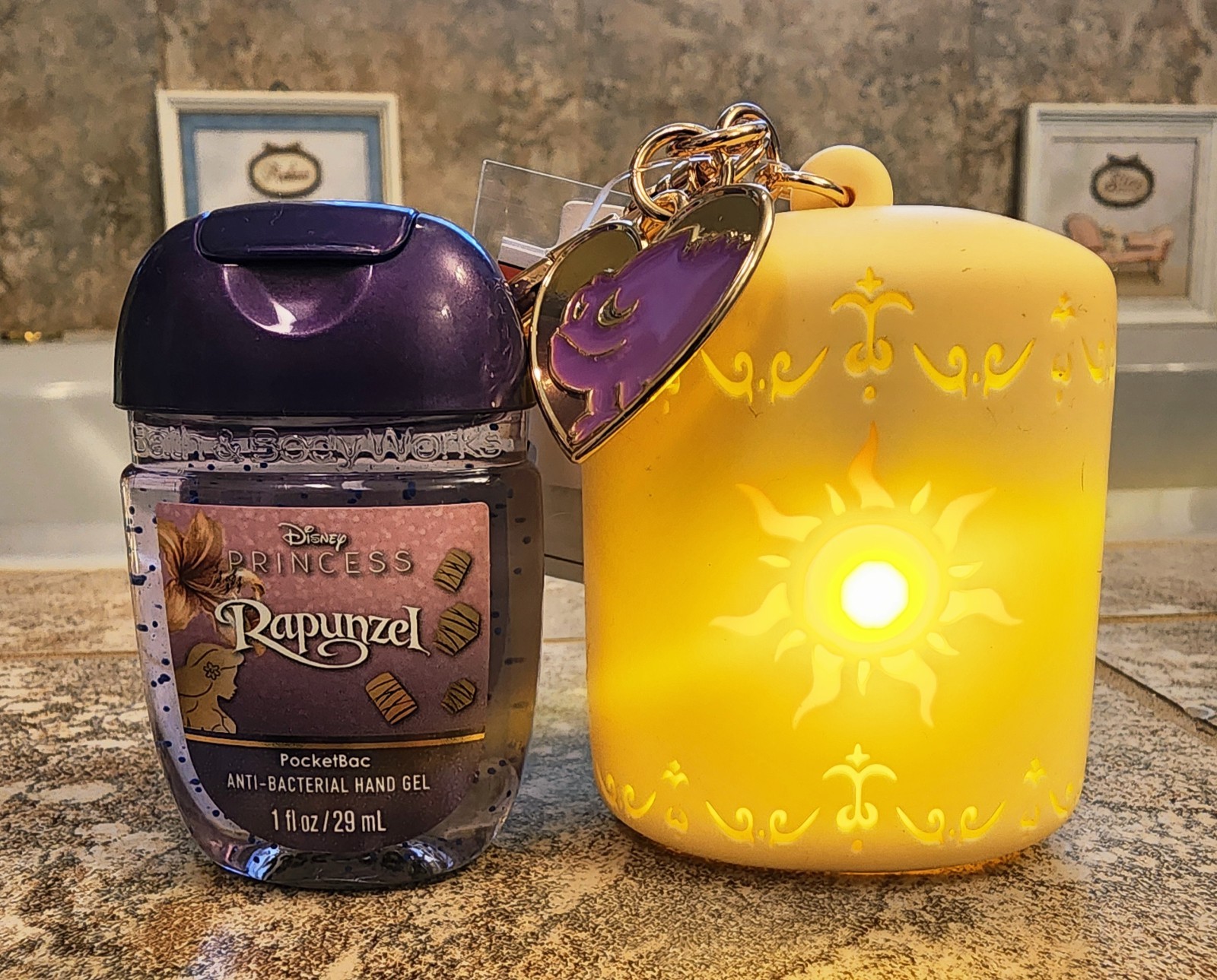 BBW Disney Rapunzel SOLD OUT 5PC PocketBac Holder/Wallflower Plug/Coin Purse NEW