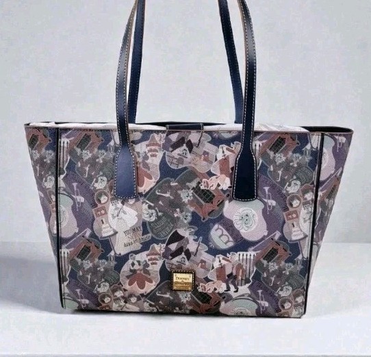 Disney Dooney & Bourke Haunted Mansion Tote Bag D23 Expo Ghost Bride Rare NWT