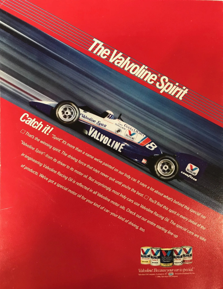 Bobby Rahal Signed Indianapolis 500 Program May 25 1986 (PSA)