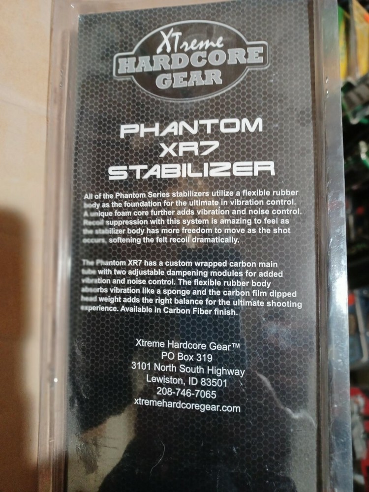 Xtreme Hardcore Phantom ZR7 Stabilizer Black/Camo 7" Bow Stabilizer