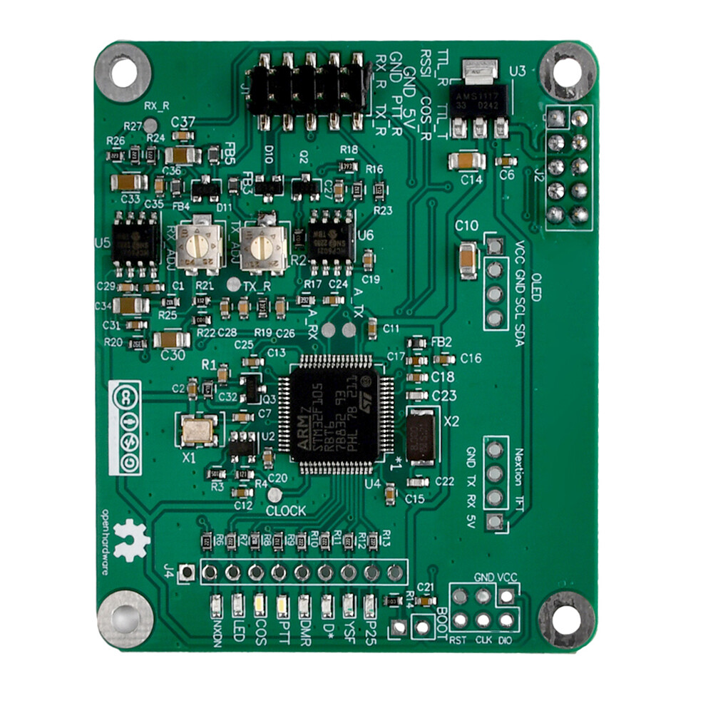 MMDVM Open Source Multi Mode Digital Voice Modem Repeater Board For Raspberry Pi