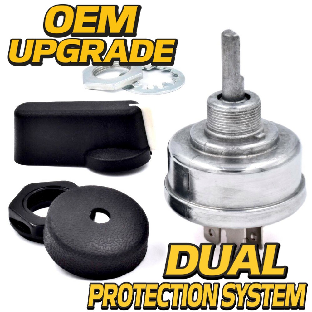 Starter Ignition Switch fits Miller Welder 217680 Includes HANDLE & GROMMET