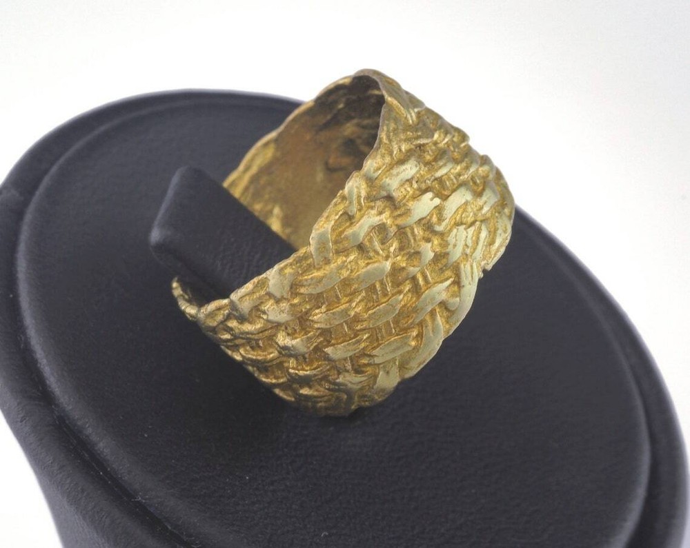 Adjustable Ring Raw brass (18mm 7.5US inner size) 2756