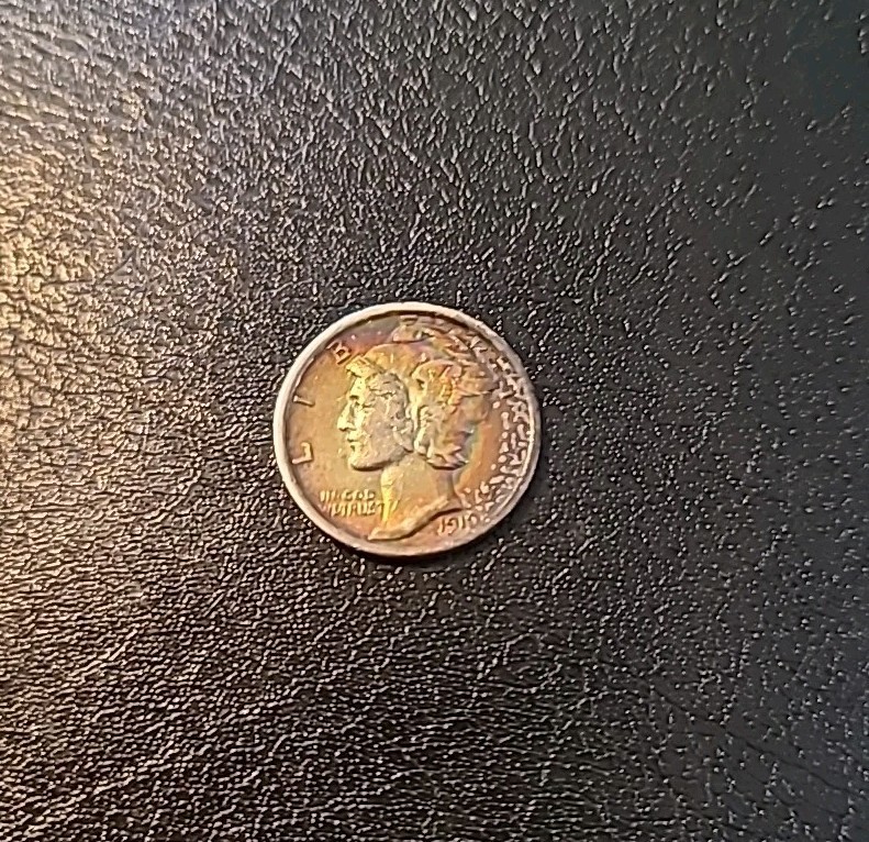 1919 P MERCURY DIME F+/XF BEAUTIFUL TONE