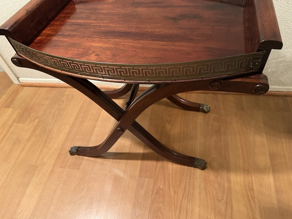 FERGUSON Regency Style Vintage Tray Top Server Table