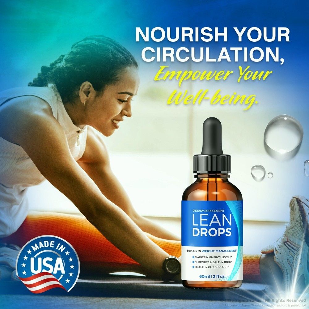 (5 Pack) Lean Drops for Weight Loss, Advanced LeanDrops Fat-Burning Formula