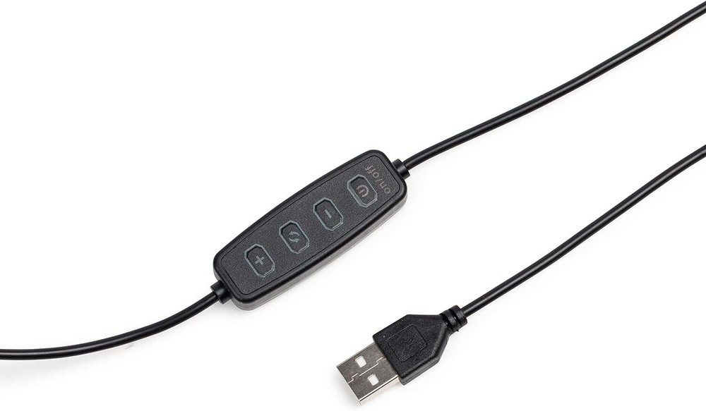 Gator Frameworks 10-Inch Ring Light Round Base Desktop Stand W/ Phone Clamp