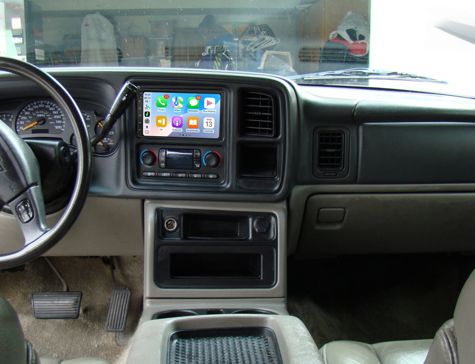 For 2003 2004 2005 2006 Chevy Tahoe Apple Carplay Android 15 Car Stereo Radio