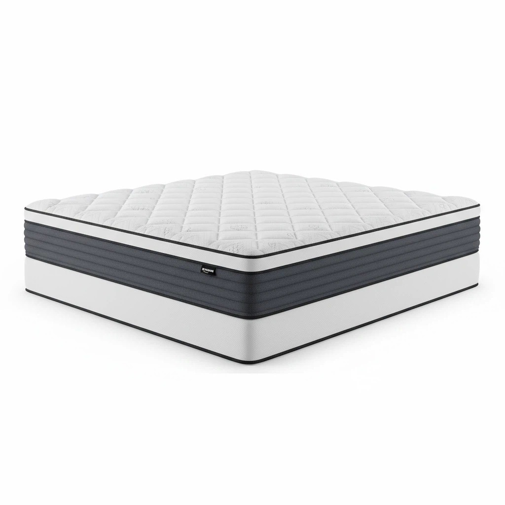 12" Queen Memory Foam Hybrid Mattress Medium Firm Bed in a Box Pressure Relief