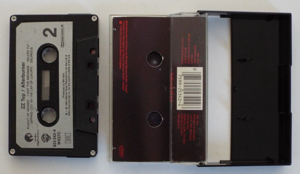 ZZ Top Afterburner Cassette Tape – VG+