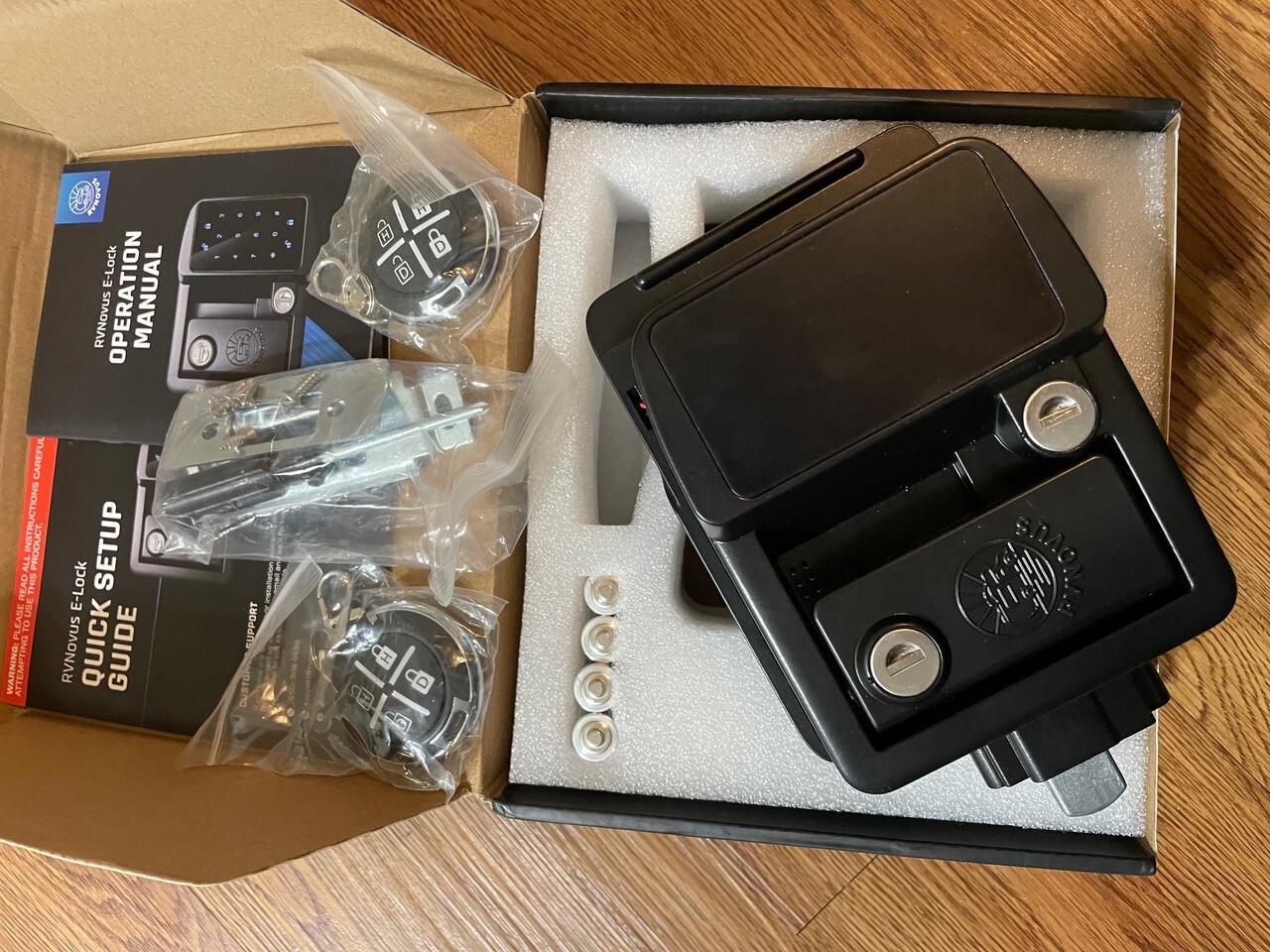 RV Keyless Entry Door Lock Camper Trailer Lock for RV Caravan Travel Trailers