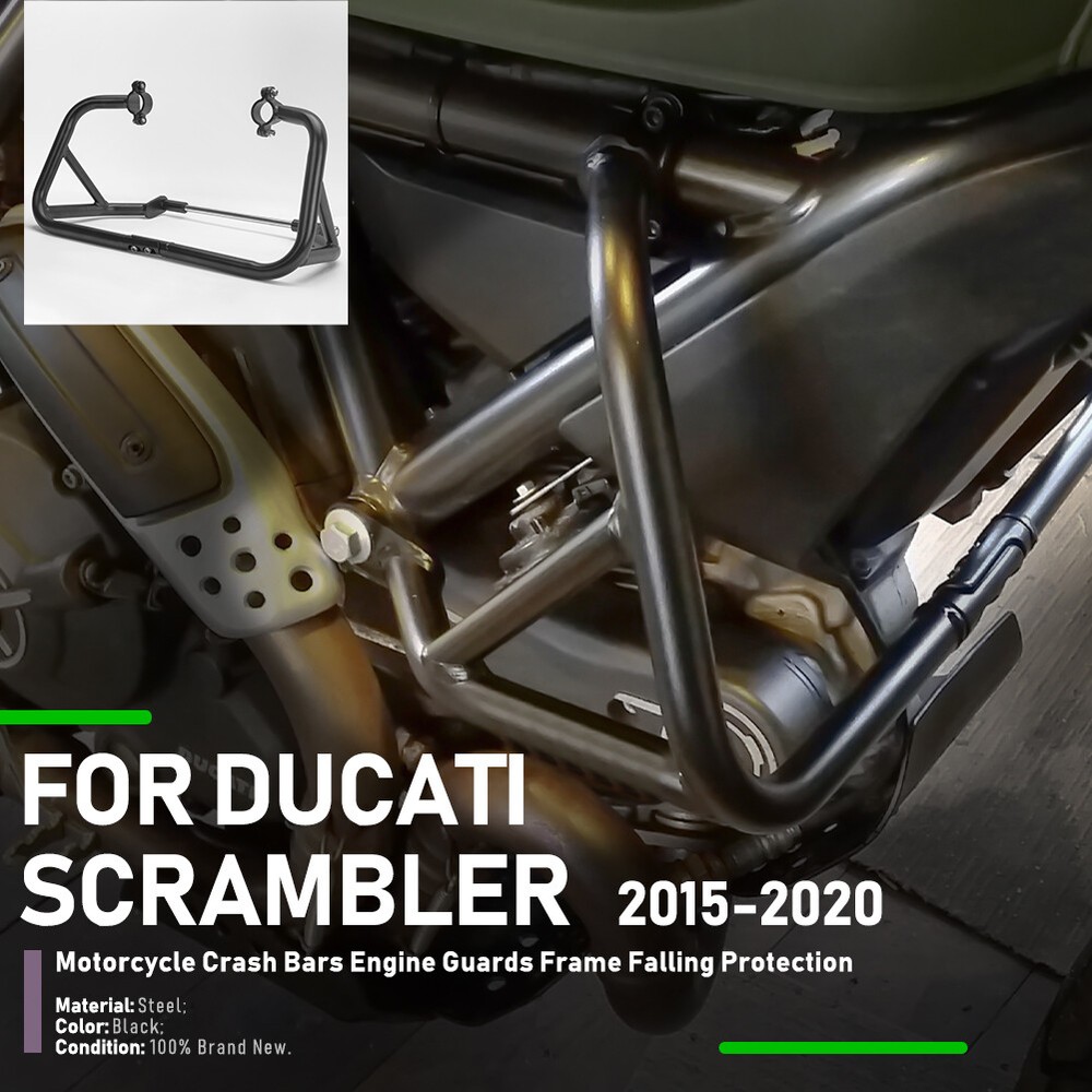 Crash Bars for Ducati Scrambler Icon Sixty 2 Dark Stunt Cage Engine Frame Guards