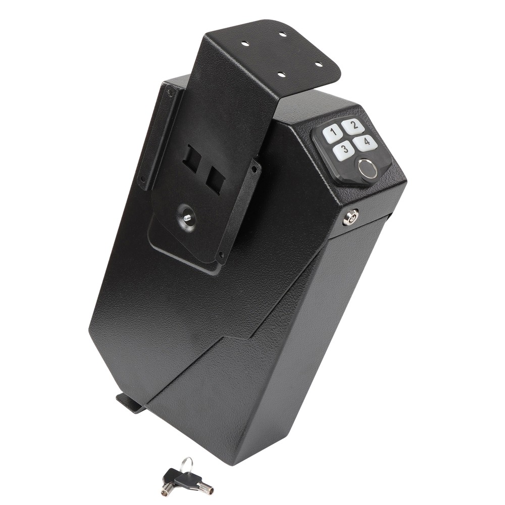 Tactical45 Biometric Gun Vault Pistol Safe for Nightstand - Passcode Pistol Safe