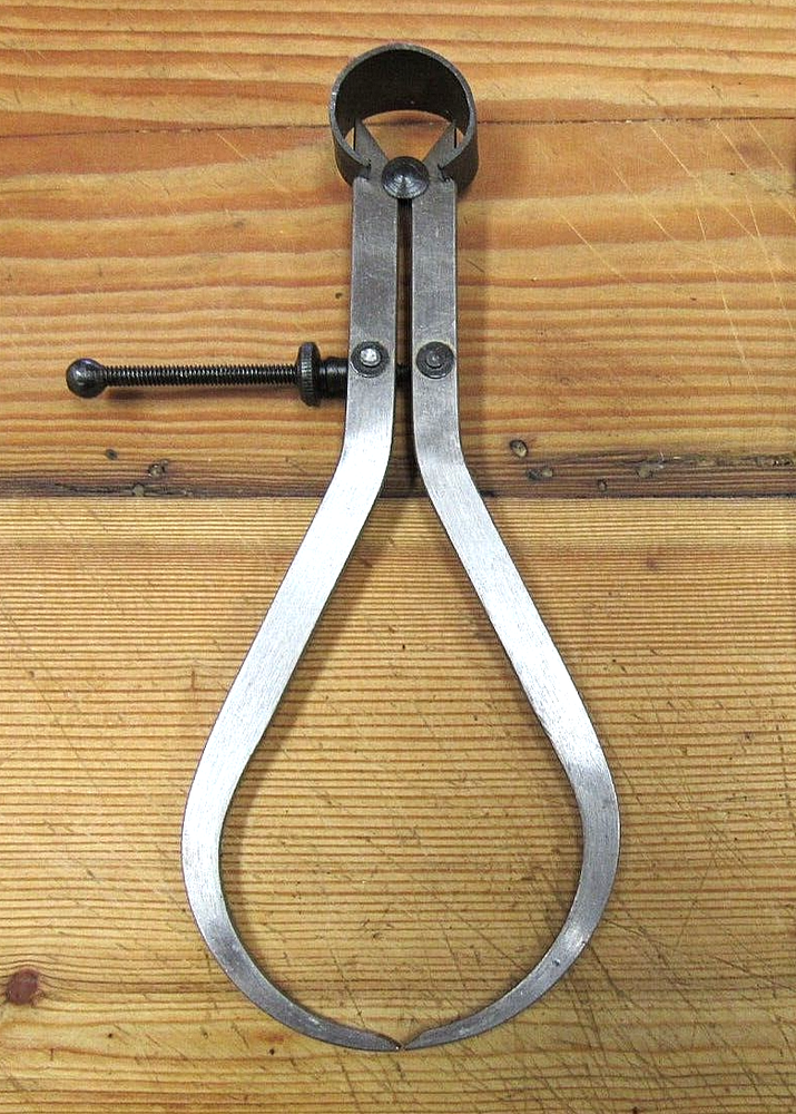 2 MACHINEST INSIDE DIVIDER COMPASS UNBRANDED IN GOOD CONDITION