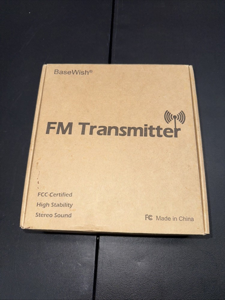 FM Transmitter Church 0.5W Mini Radio Stereo Station PLL Black Missing A Cable