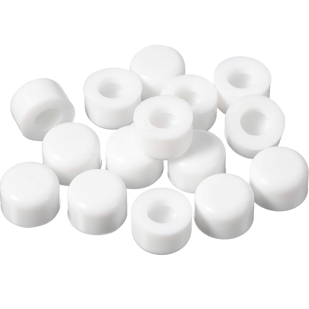 Outus 15 Pcs Rubber Door Stop Silicone Replacement Caps Tips White