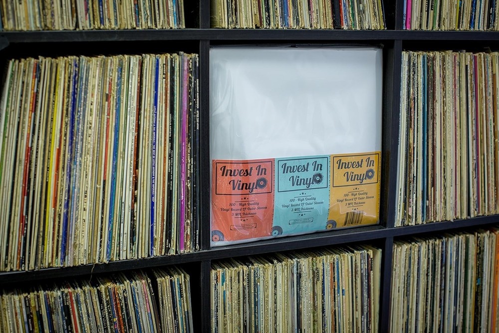 3 Mil Clear Vinyl Record Sleeves - 100 Pack
