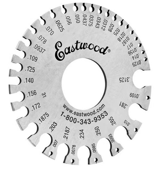 Eastwood Sheet Metal Gauge