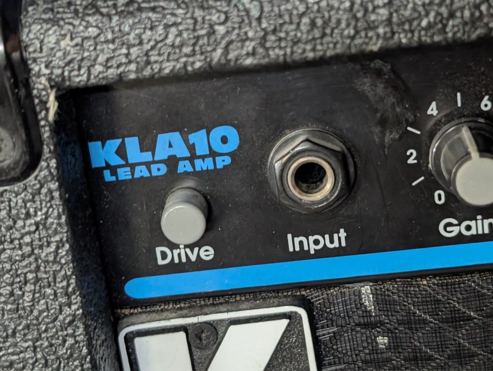Kustom KLA10 Lead Small Practice Guitar Amplifier Solid State Works Great Clean