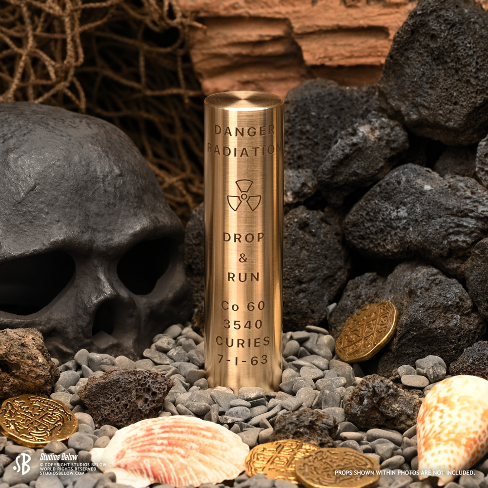 Solid Brass Cobalt-60 Drop & Run Prop Replica (Samut Prakan Radiation Source)