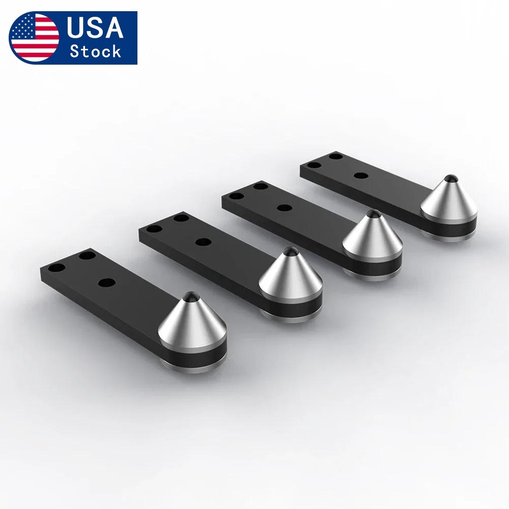 4X Combined Speaker Isolation Feet Speaker Floor Protector Sound Dampening Stand