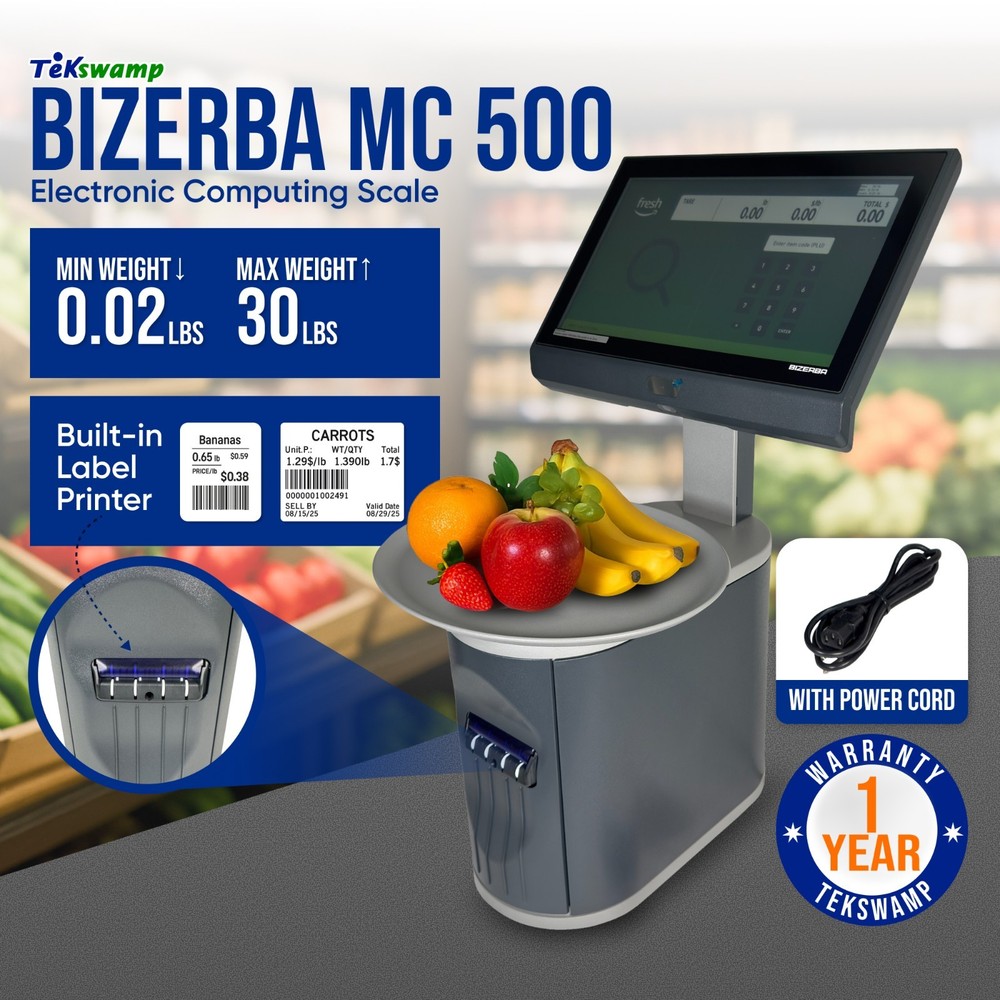 🔥 Bizerba MC500 Refurbished Professional Computing Scale Pricing Checkout