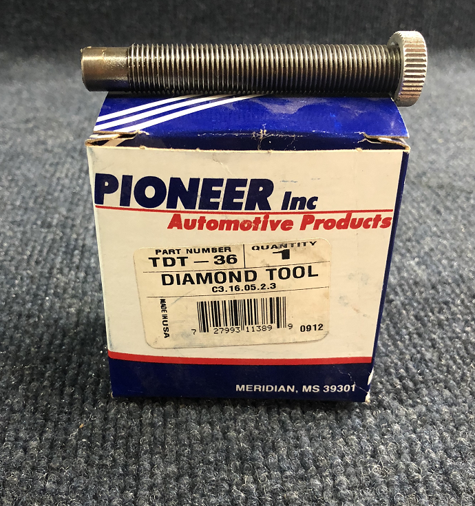 Pioneer Diamond Dressing Tool. 1/2" x 3-1/2", 20 NF Thread