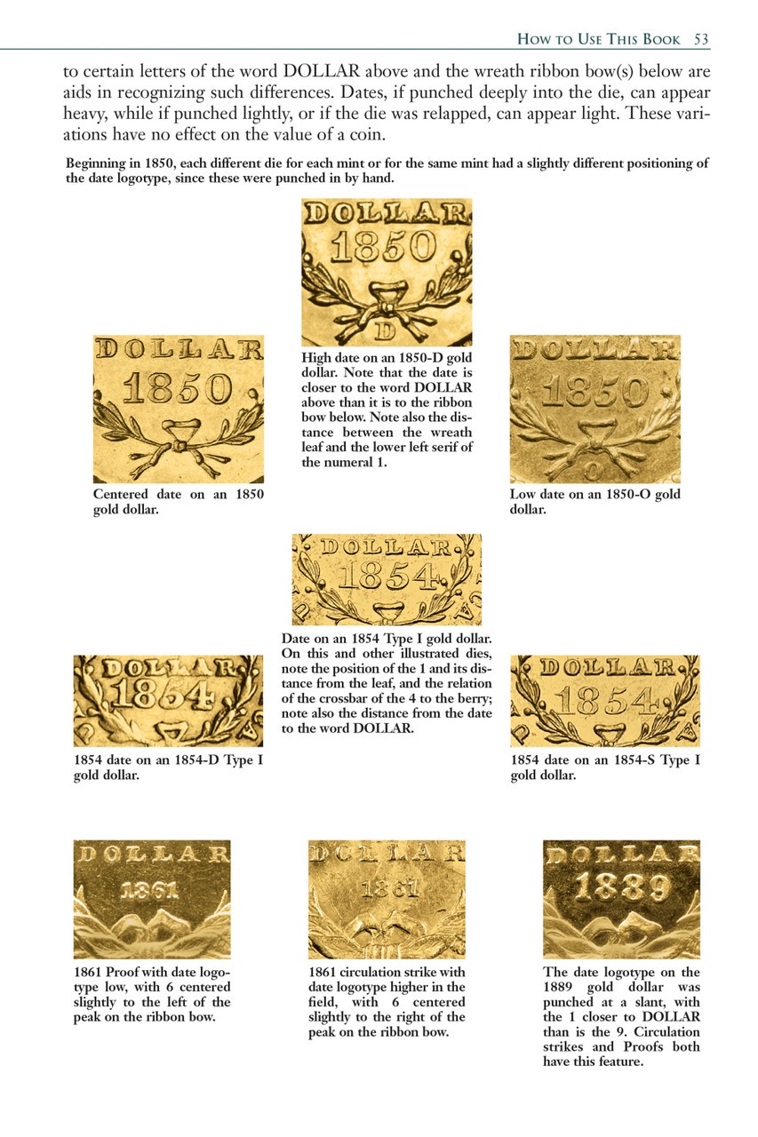 Official Red Book - Guide Book of Gold Dollars - 2d ed - Bowers - Softcover