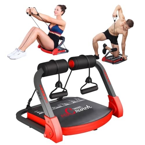 Ab Machine Ab Workout Equipment Sit Up Machine & Exercise Equipment Ab Red