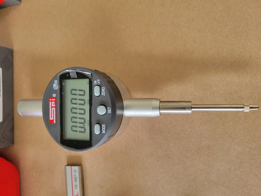 SPI MICROMETER & CALIPER SET W/ (2) ELECTRONIC INDICATORS