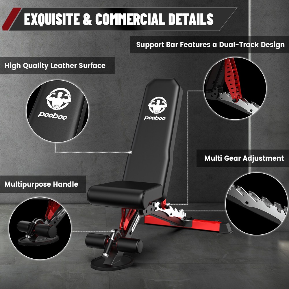 Adjustable Foldable Weight Bench for Home Gym Strength Training Workout Bench