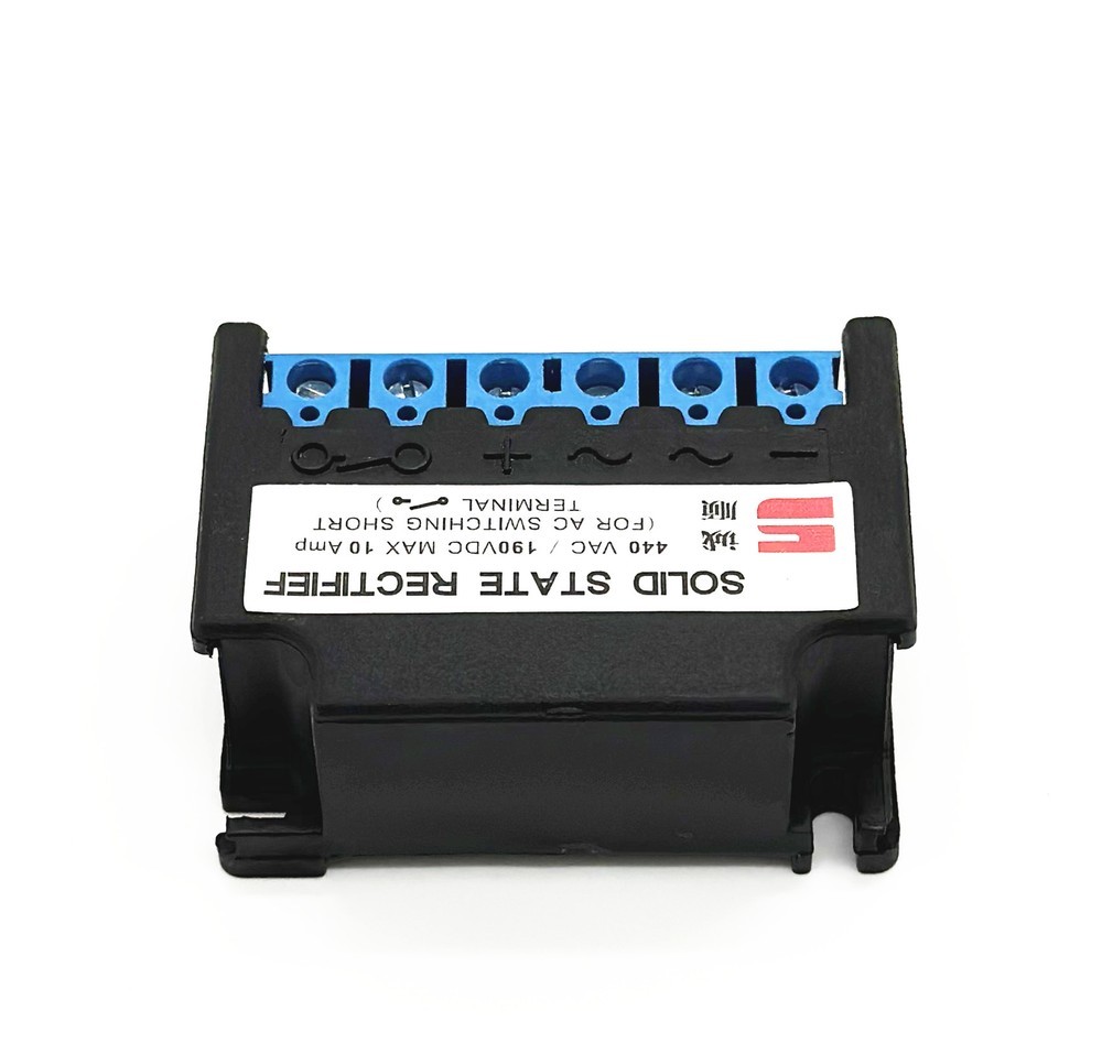 1PC 440VAC 190VDC MAX 10Amp Motor Brake Rectifier SOLID STATE RECTIFIER