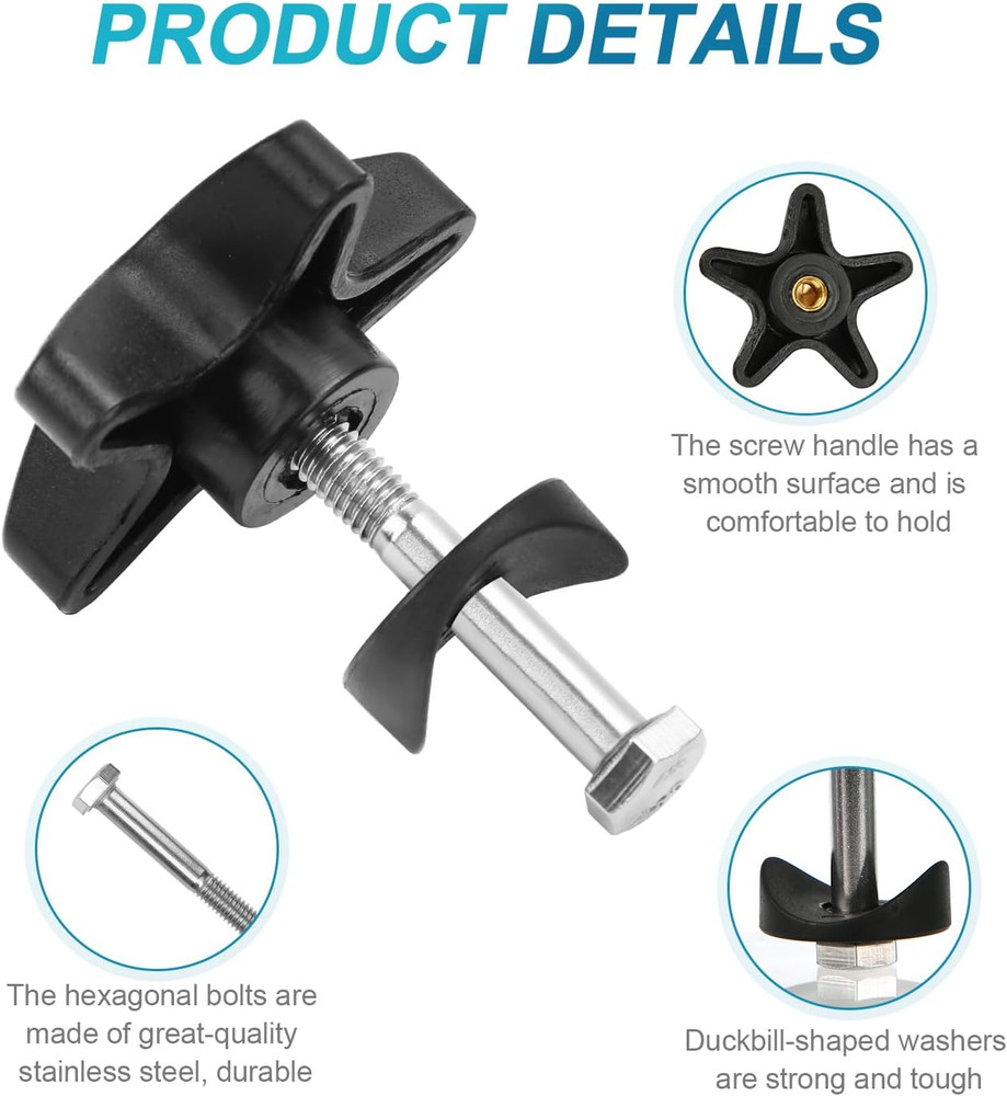 2 Sets Rollator Walker Replacement Knobs, Comfortable Replacement Arm Adjustment