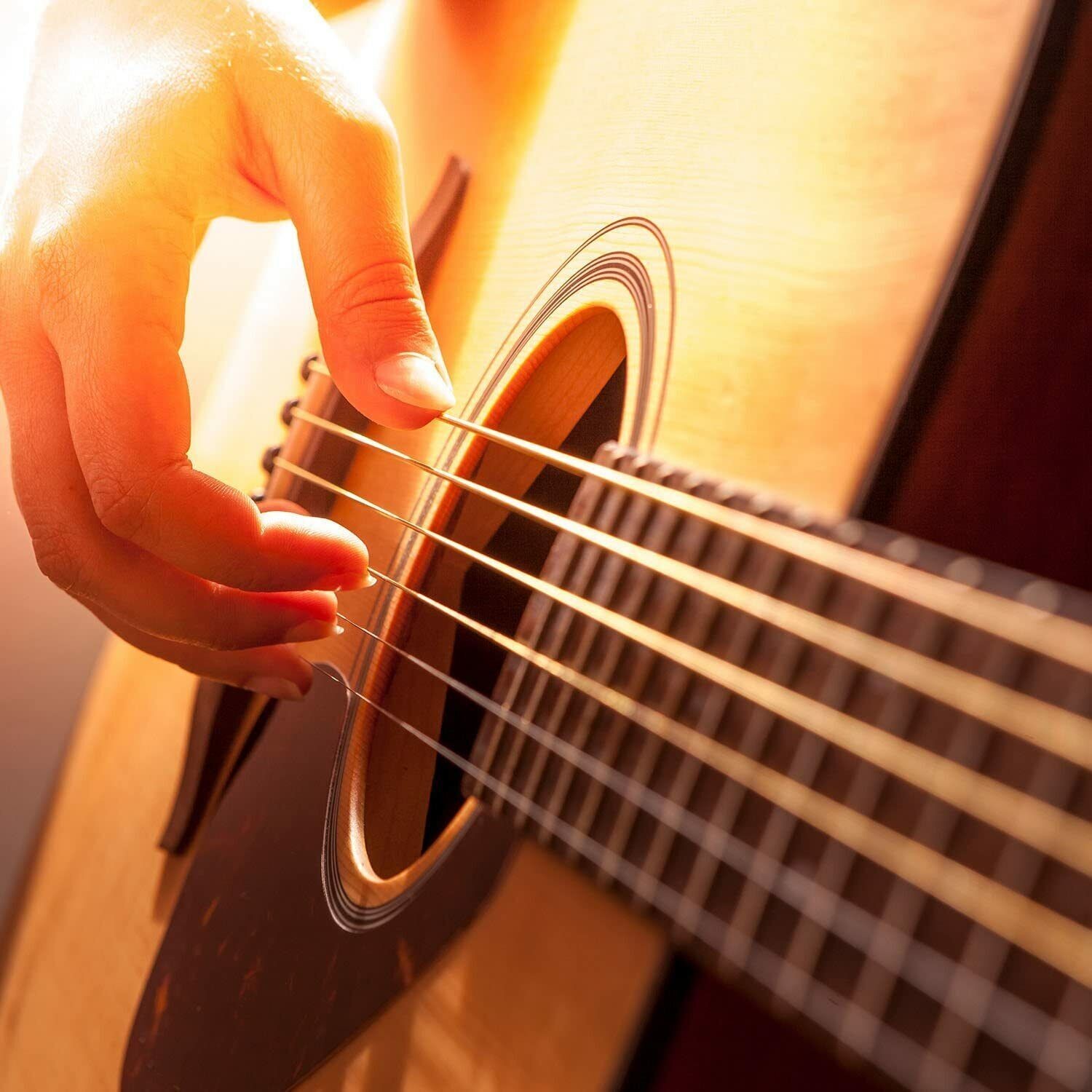 Sets of 6 Guitar Strings Replacement Steel String for Electric Acoustic Guitar