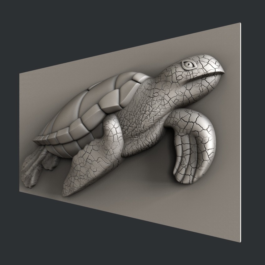 3d STL models for CNC, Artcam, Aspire, turtle