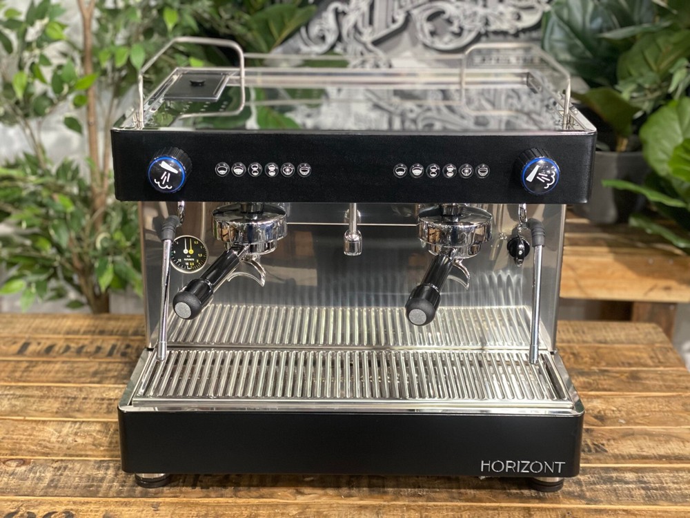 FUTURETE HORIZONT COMPACT 2 GROUP BRAND NEW BLACK ESPRESSO COFFEE MACHINE